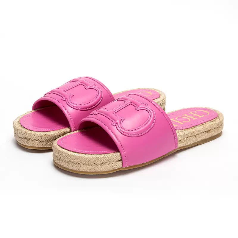 CHCH Espadrille Platform Slippers