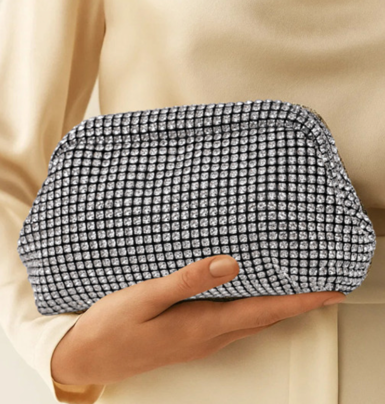 CHRISBELLA Crystal Embellished Bag
