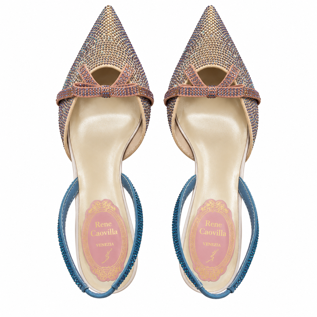 [Rena20] Rene Caovilla Crystal Heels