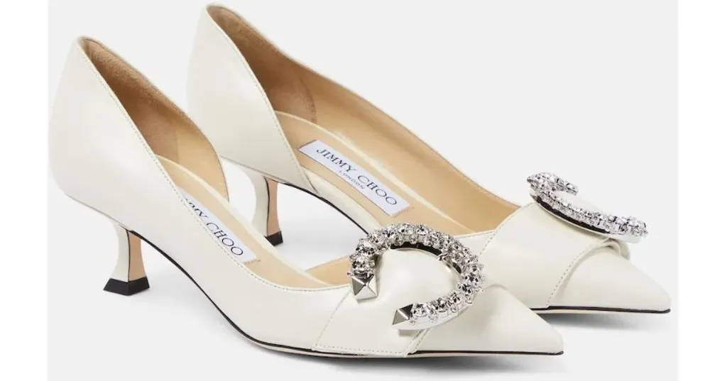Crystal Elegance Ivory Pumps (38)