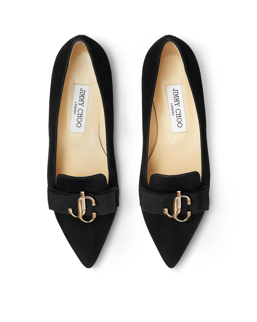 Jimmy Choo Gala JC Suede Flats (37)